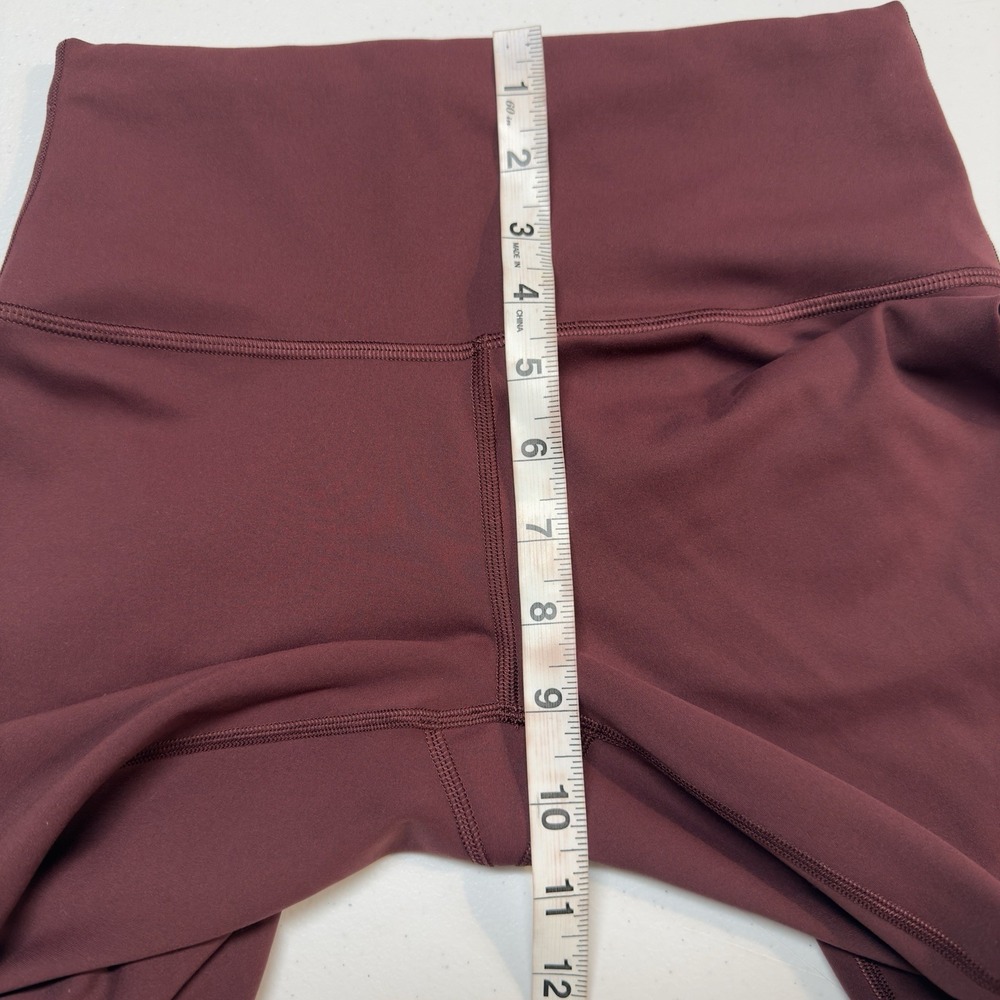 Lululemon Wunder Train High-Rise Tight 28" W5DJOS Size 6 Burgundy - Picture 10 of 11